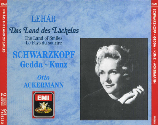Franz Lehár / Elisabeth Schwarzkopf, Otto Ackermann : Das Land Des Lächelns (2xCD, Album, Mono, RM)