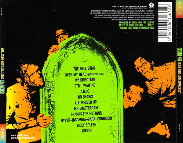 Sum 41 : Does This Look Infected? (CD, Album)