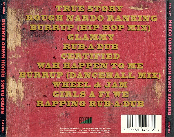 Nardo Ranks : Rough Nardo Ranking (CD, Album)