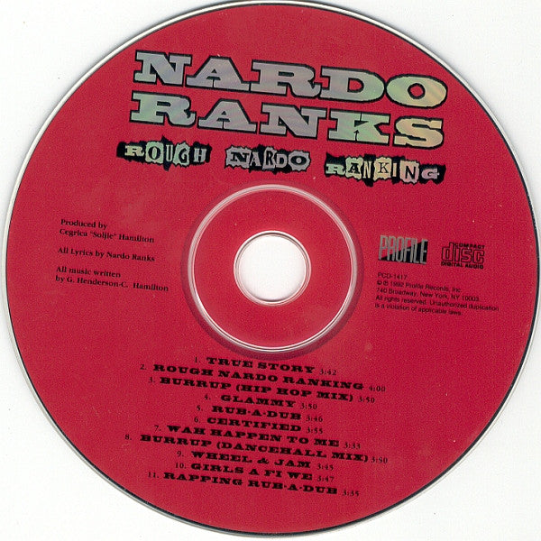 Nardo Ranks : Rough Nardo Ranking (CD, Album)