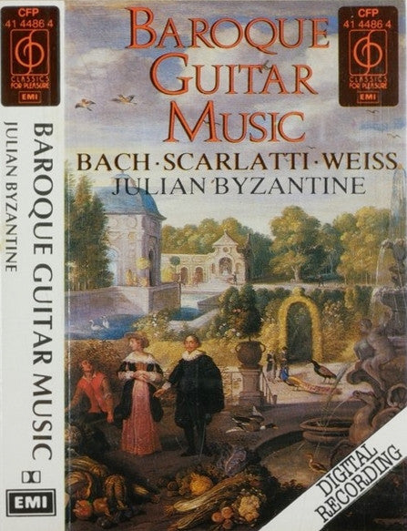Johann Sebastian Bach, Domenico Scarlatti, Sylvius Leopold Weiss, Julian Byzantine : Baroque Guitar Music (Cass, Album, Cle)