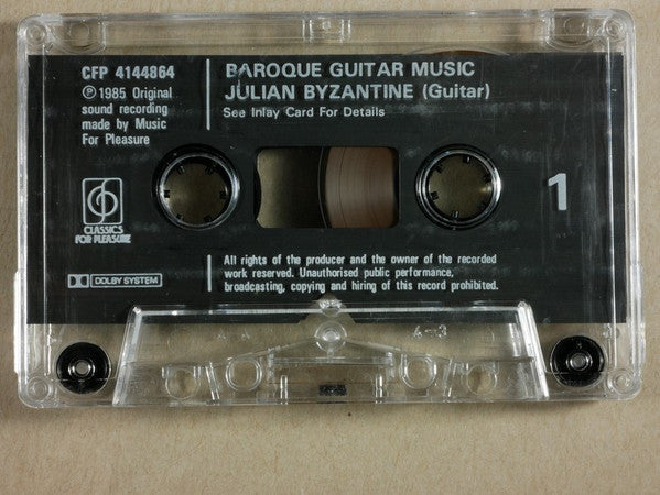 Johann Sebastian Bach, Domenico Scarlatti, Sylvius Leopold Weiss, Julian Byzantine : Baroque Guitar Music (Cass, Album, Cle)