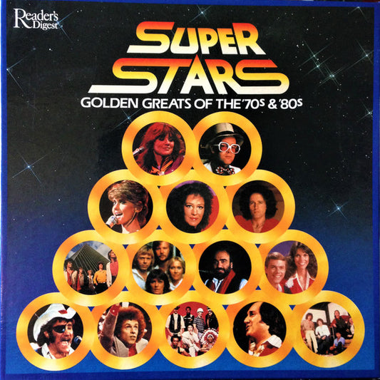 Various : Super Stars: Golden Greats Of The 70's & 80's (7xLP, Comp + Box)