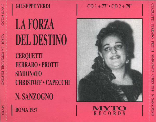 Giuseppe Verdi : La Forza Del Destino (2xCD, Album)