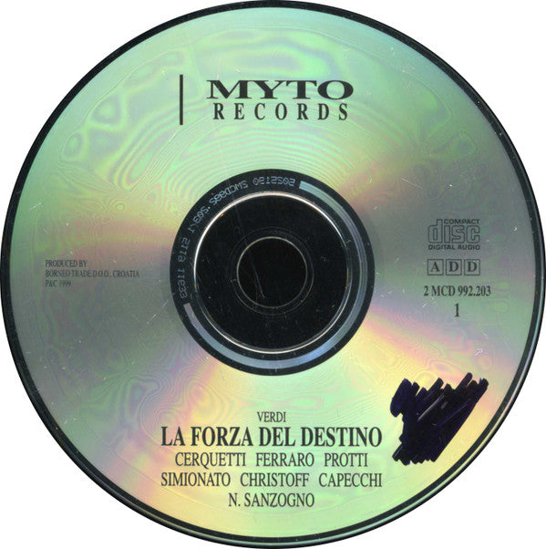 Giuseppe Verdi : La Forza Del Destino (2xCD, Album)