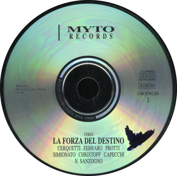 Giuseppe Verdi : La Forza Del Destino (2xCD, Album)
