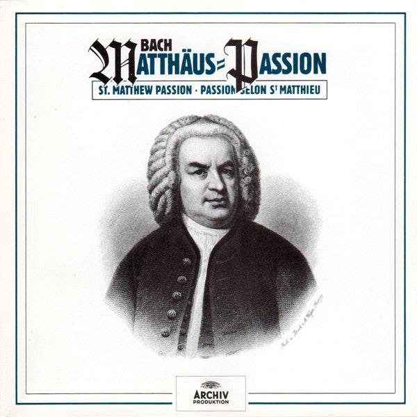 Johann Sebastian Bach - Irmgard Seefried, Hertha Töpper, Ernst Haefliger, Kieth Engen, Dietrich Fischer-Dieskau, Münchener Bach-Chor, Münchener Bach-Orchester, Karl Richter : Matthäus-Passion, BWV 244 (3xCD, Album, RE, RM)