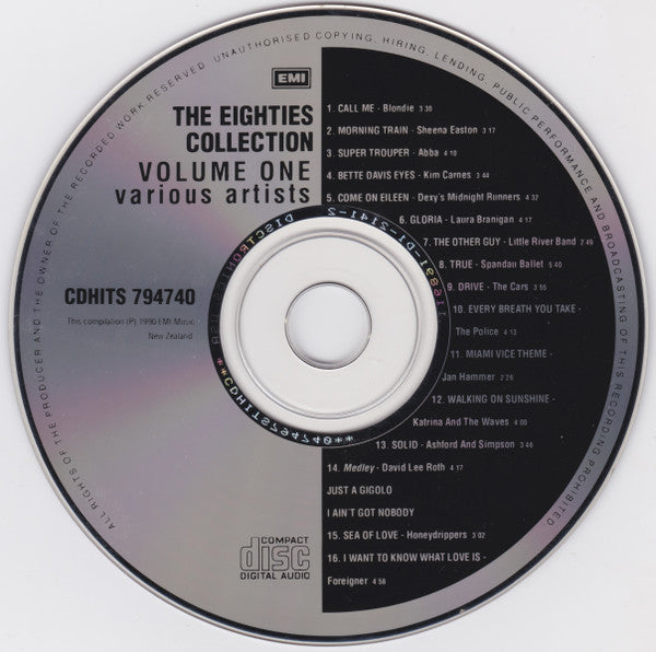 Various : The Eighties Collection Volume One (2xCD, Comp)