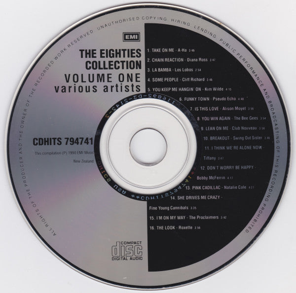 Various : The Eighties Collection Volume One (2xCD, Comp)
