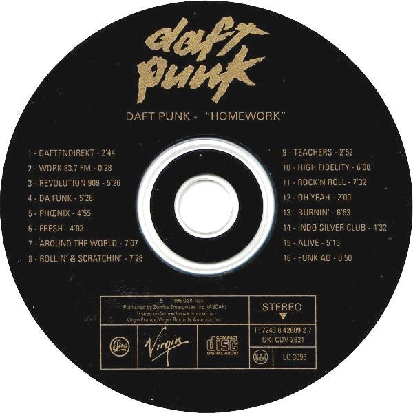 Daft Punk : Homework (CD, Album)