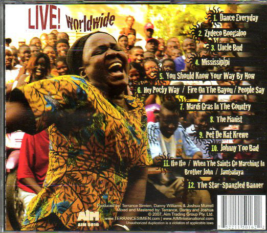 Terrance Simien And The Zydeco Experience : Live! Worldwide (CD, Album)