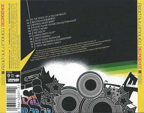 Head Automatica : Decadence (CD, Album)