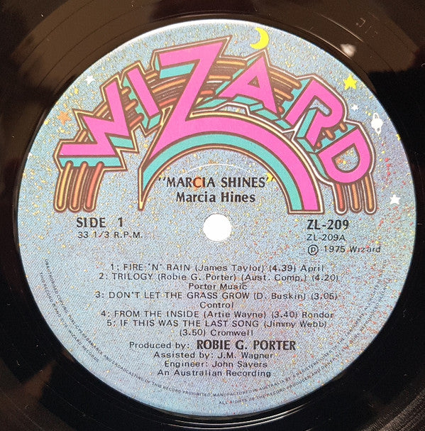 Marcia Hines : Marcia Shines (LP, Album, RP, Gat)