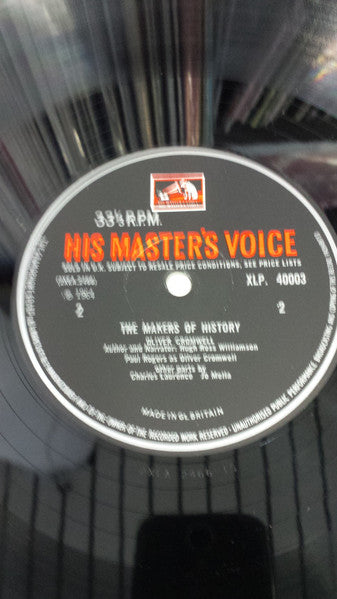 Paul Rogers (4), Hugh Ross Williamson : The Makers Of History - Oliver Cromwell (LP, Mono)