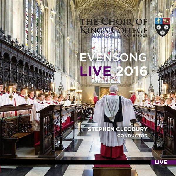 The Choir Of King's College, Cambridge* : Evensong Live 2016 (CD, Album, Comp)