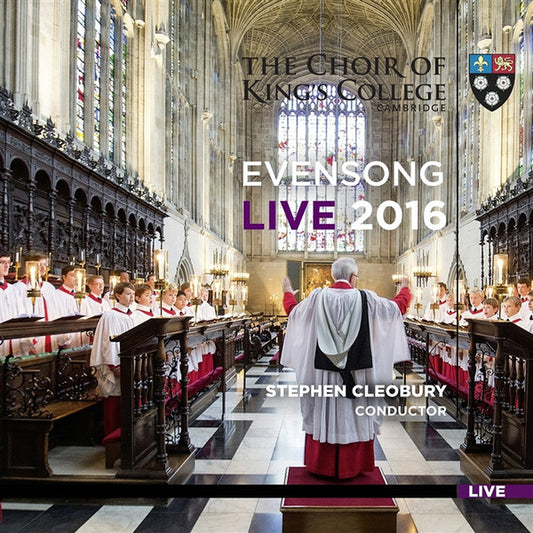 The Choir Of King's College, Cambridge* : Evensong Live 2016 (CD, Album, Comp)