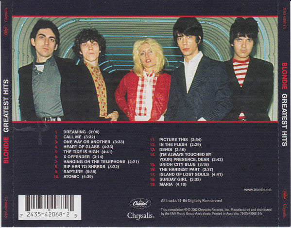Blondie : Greatest Hits (CD, Comp, RE, RM, RP)