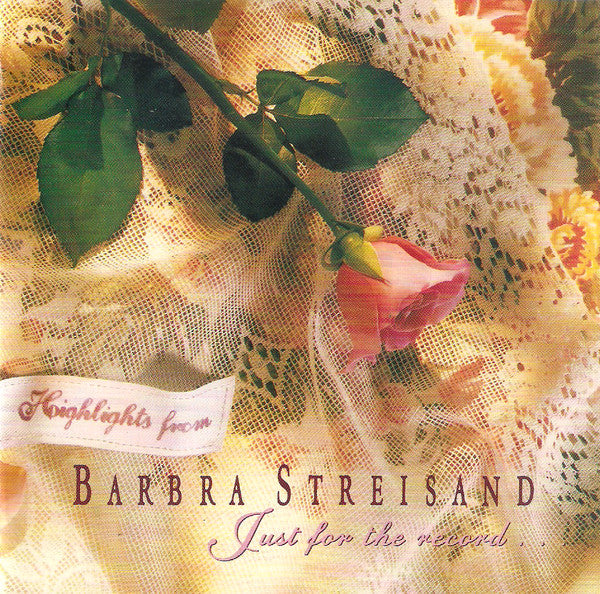Barbra Streisand : Highlights From Just For The Record... (CD, Comp, RE)