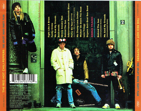The Red Hot Chili Peppers* : The Uplift Mofo Party Plan (CD, Album, RE, RM, EMI)