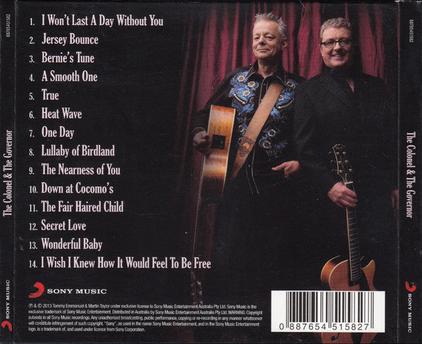 Tommy Emmanuel, Martin Taylor : The Colonel & The Governor (CD, Album)