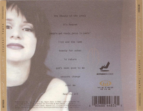 Crystal Lewis : Beauty For Ashes (CD, Album)