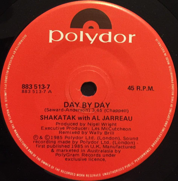Shakatak With Al Jarreau : Day By Day (7", Single)