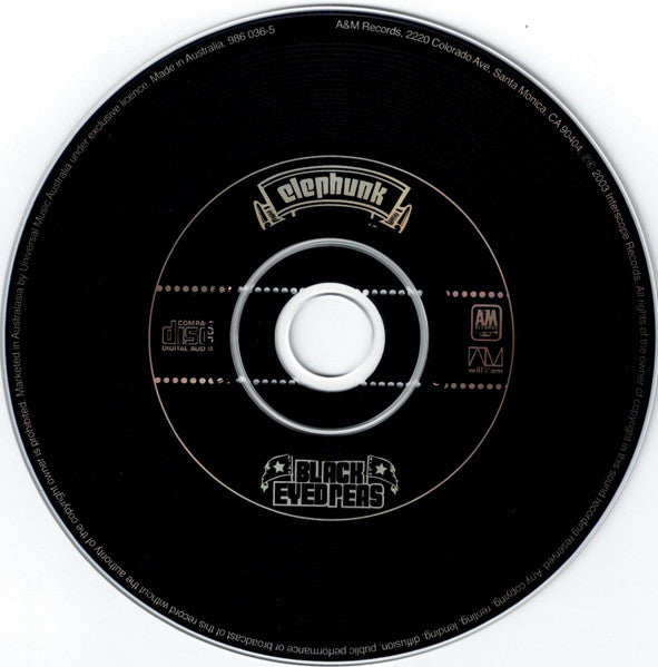 The Black Eyed Peas* : Elephunk (CD, Album)