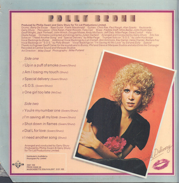 Polly Brown : Special Delivery (LP, Album)