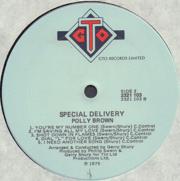 Polly Brown : Special Delivery (LP, Album)
