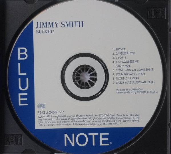 Jimmy Smith : Bucket! (CD, Album, RE)