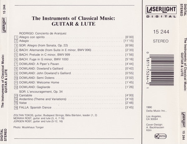 Various : The Guitar & Lute (CD, Comp)
