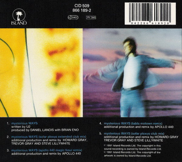 U2 : Mysterious Ways (CD, Single, Dig)