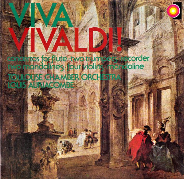 Antonio Vivaldi, Orchestre De Chambre De Toulouse, Louis Auriacombe : Viva Vivaldi! (LP, RE)