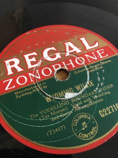 The Yodelling Boundary Rider : Wyoming Willie / You're Going To Leave The Old Home, Jim (Shellac, 10")