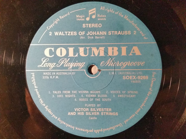 Victor Silvester : Waltzes Of Johann Strauss (LP, Album)