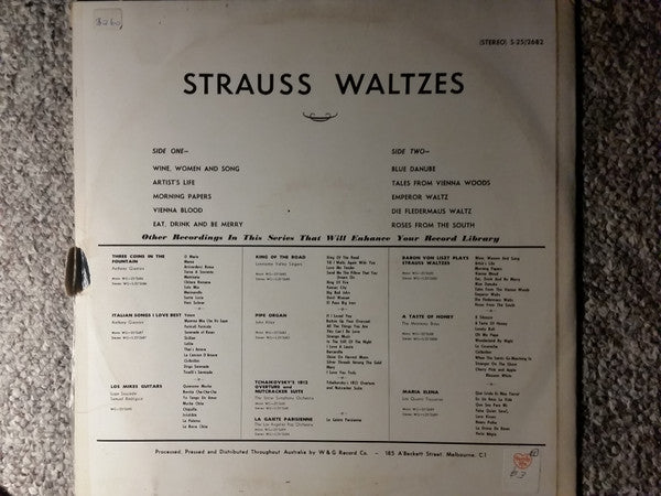 Victor Silvester : Waltzes Of Johann Strauss (LP, Album)