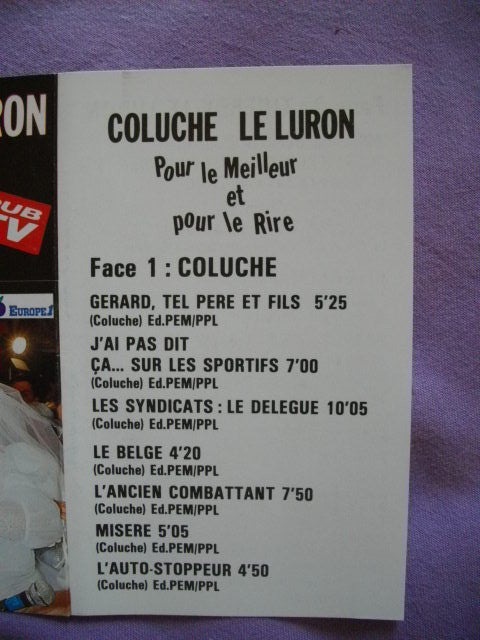 Coluche - Thierry Le Luron : Pour Le Meilleur Et Pour Le Rire (Cass, Comp)