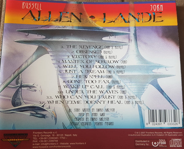 Allen - Lande : The Revenge (CD, Album)