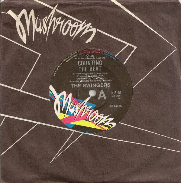 The Swingers : Counting The Beat (7", Single)