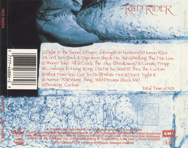 Red Rider : Over 60 Minutes With... Red Rider (CD, Comp, Pra)