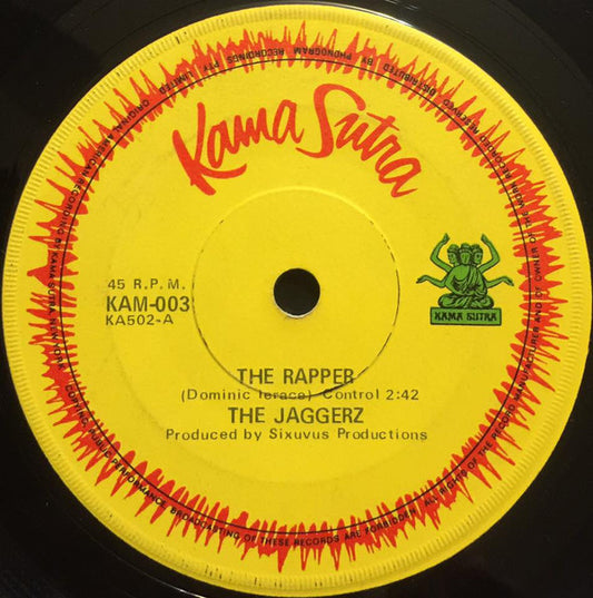 The Jaggerz : The Rapper  (7", Single)