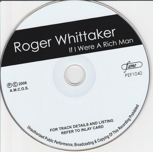 Roger Whittaker : If I Were A Rich Man (CD, Comp)