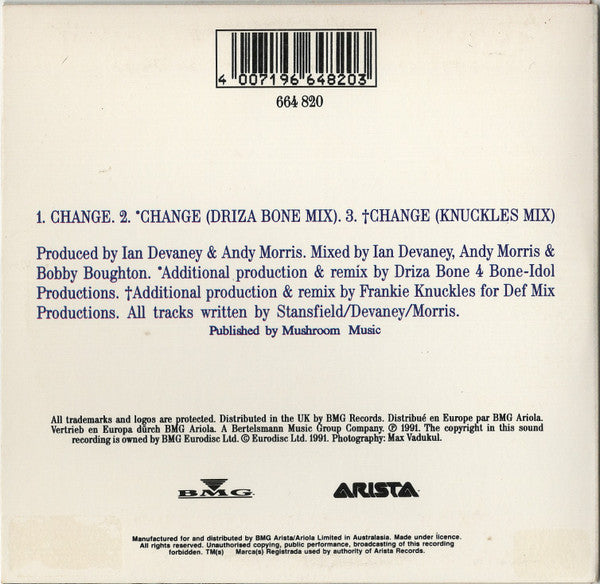 Lisa Stansfield : Change (CD, Single, Car)