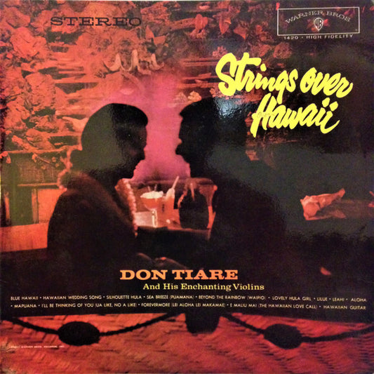 Don Tiare And His Enchanting Violins : Strings Over Hawaii  (LP)