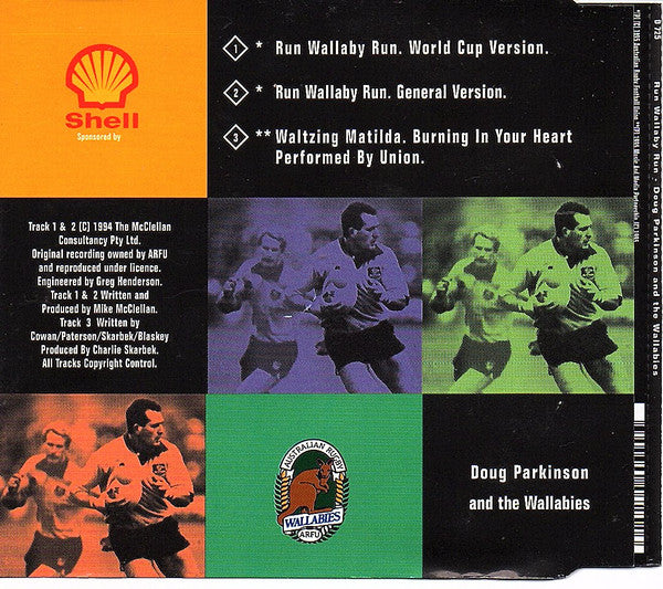 Doug Parkinson And The Wallabies* : Run Wallaby Run (CD, Single)