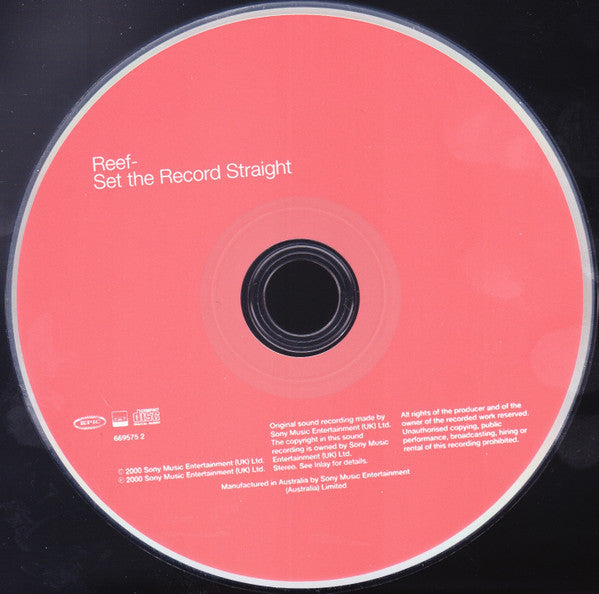 Reef : Set The Record Straight (CD, Single)