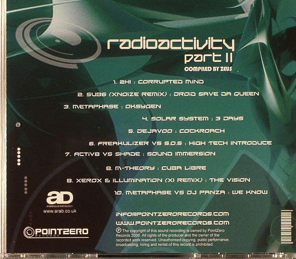 Zeus (13) : Radioactivity Part II (CD, Comp)