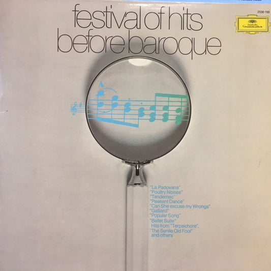 Various : Festival Of Hits - Before Baroque (LP, Comp, TP)