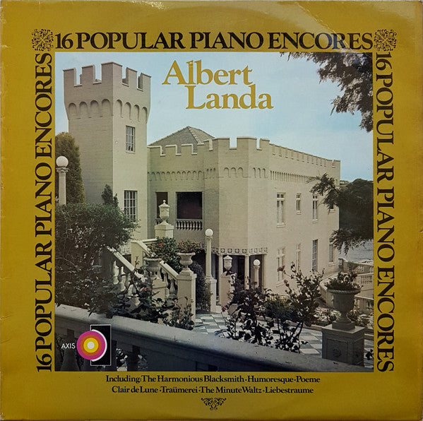 Albert Landa : 16 Popular Piano Encores (LP, Album)