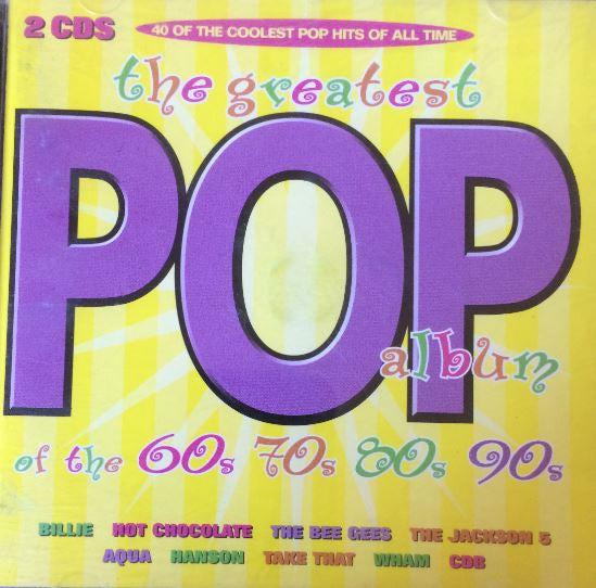 Various : The Greatest Pop Album Of The 60s 70s 80s 90s (2xCD, Comp)